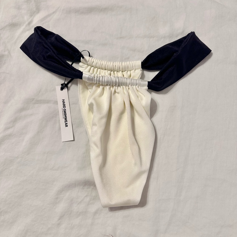 Black and White Bikini Bottoms